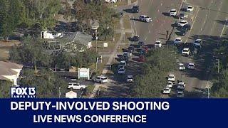 Pasco sheriff news conference on deputy-involved shooting