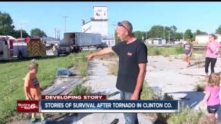 Clinton County residents share tornado survival stories