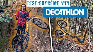 Je teste le VTT DECATHLON à suspension le moins chère.. MAUVAISE IDÉE !