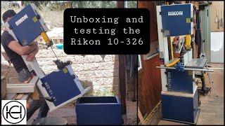 Unboxing and Testing the Rikon 10-326 14" Bandsaw! Assembly and Resaw cuts!