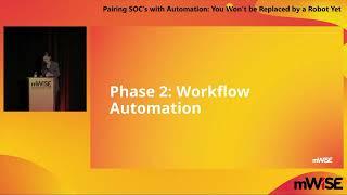 Pairing SOC’s with Automation: You Won’t be Replaced by a Robot Yet