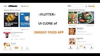 FLUTTER - CLONE of SWIGGY FOOD APP