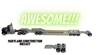 AWESOME Heavy Haul Lowboy Unboxing 1/50 Scale Diecast Masters New Release Review