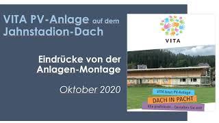 Präsentation: Montage - VITA PV Anlage Jahnstadion Neustadt Oktober 2020