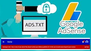 How To Fix Missing Ads.txt File Notification in Adsense