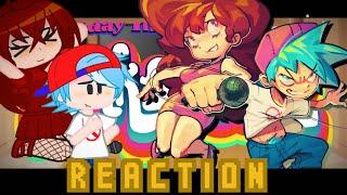 Friday Night Funkin' Reacts to FNF: Funkadelix DEMO | Gacha Club | FNF With Lyrics