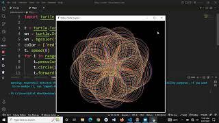 Draw This Circle Pattern in Python turtle || Simple Coder BK/#python