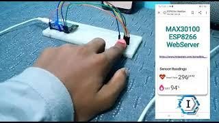 Wow!! Diy Max30100 Pulse Oximeter Webserver Using Nodemcu esp8266 At Home//Covid 19 project