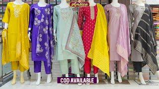 570 Start New 3pcs Straightcut Dresses | 6300257270 Free courier www.ambicaweddingmall