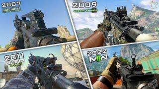 Evolution of the M4 in Call of Duty