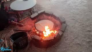 How Bedouins make bread Safari Egypt