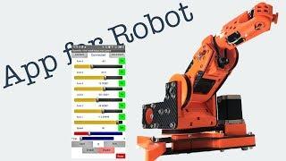 Robot Arm programmed and controlled with SmartPhone (Bluetooth)