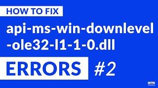 api-ms-win-downlevel-ole32-l1-1-0.dll Missing Error on Windows | 2020 | Fix #2
