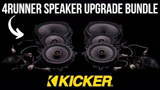 Kicker 8 Speaker Plug & Play Upgrade Bundle Install | 2010 - 2023 Toyota 4Runner