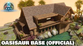 Frontier Oasisaur Base - OFFICIAL SERVER - Ark Survival Ascended Base Builds - ASA