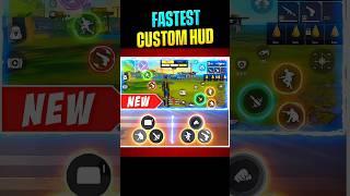 Best 4 Finger Custom Hud Setting | 4 Finger Custom Hud ffpoco f6 #shorts #trending