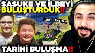 SASUKE VE İLBEYİ BULUŞTURDUK!!  BÜYÜK TARİHİ BULUŞMA! | PUBG MOBILE