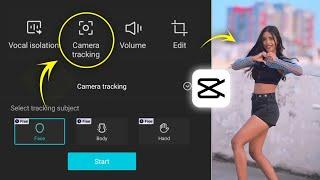 Camera Tracking Video Editing In Capcut | Face Tracking Video Editing | Camera Shake Effect