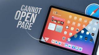 How to Fix Safari Cannot Open Page on iPad (tutorial)