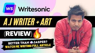 Writesonic Review (Better than Jasper) | Best A.i Writer with A.i Images Generation