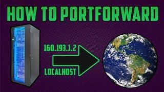 How To PORTFORWARD | Games - Web - Server