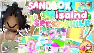 adopt me preppy sandbox island SPEEDBUILD!! [part 1 - entrance + pathway] :: ⋆｡‧˚ʚ dearly dea ɞ˚‧｡⋆