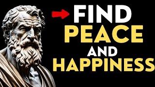 How To Develop Inner Peace And Happiness (Stoicism)