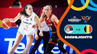 Serbia - Belgium | Full Highlights | Semi-Finals | FIBA Women's EuroBasket 2021