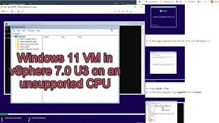 IvoBeerens.NL 's "Install Windows 11 as VM on VMware vSphere without TPM 2.0 chipset"