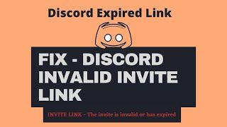 How to Fix Discord Invalid Invite link (2020) - Server Expired Link