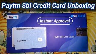 Paytm Credit Card Unboxing | Paytm Sbi Select Credit Card Unboxing | Wthout Income Proof