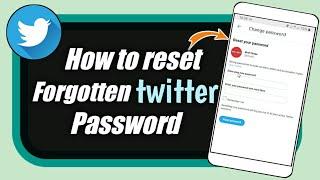 How to reset forgotten Twitter password