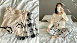 Rekomendasi Shopee Haul Piyama Korean Style + Link Shopee #shorts