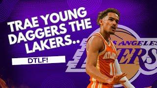 Trae Young Beats The LAKERS AT THE BUZZER.....