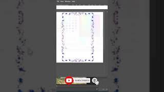 How to Create Photo Frame #photoshop #photoshop_tutorial #shorts #art #photoshopart