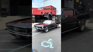 Here’s the breakdown on this 1 of 1  1967 Ford Mustang Fastback 