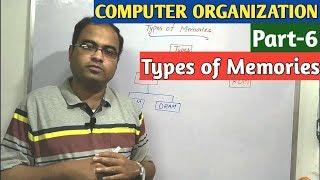 COMPUTER ORGANIZATION | Part-6 | Types of Memories