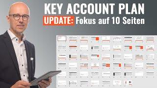 Key Account Plan Vorlage auf 10 Seiten - noch fokussierter und einfacher in der Handhabung!