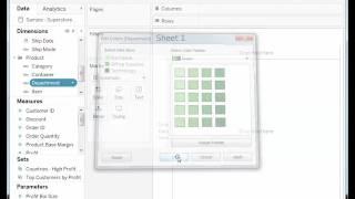 How to Change a Specific Field's Default Color Palette in Tableau