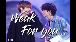 Taekook's Only Weakness: Eachother.