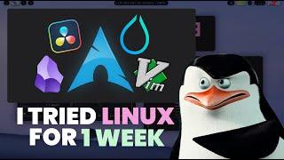 I tried Linux for a week, it was terrible but amazing