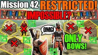 RESTRICTED 42: Unbeatable? It's ME or Saladin's FAILURE? - NO MARKET, GRANARY, ALE, MERCS, ENGINEERS