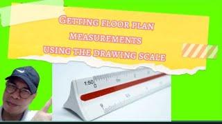 Getting floor plan measurement using drawing scale.#1:75,#drawing scale,#drawing ,#scale ,#1:20,#