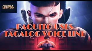 PAQUITO USES TAGALOG VOICE LINE | MOBILE LEGENDS | YOKODAN PH