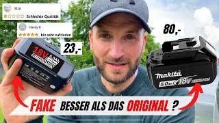  Wie GUT sind FAKE Akkus im Vergleich zum MAKITA ORIGINAL? Günstige Akkus im Test