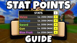 The *BEST* STAT POINTS Guide - Blox Fruits