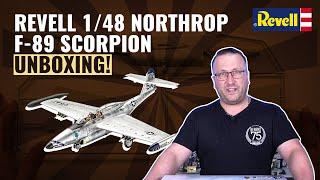 Revell 1/48 Northrop F-89 Scorpion | Model Kit Unboxing & Review | #askhearns