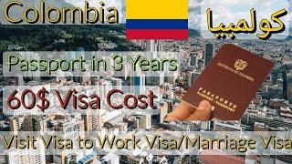 Colombia Tourist E Visa |How to Apply Visa | Jobs in Colombia | Get Fastest Passport | Colombia Visa