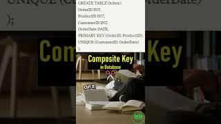 What is Composite Keys with Examples | #sqlinterview #sql #sqlserver #database #mysql #oracle