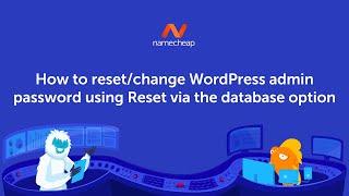 How to reset WordPress admin password using Reset via the database option